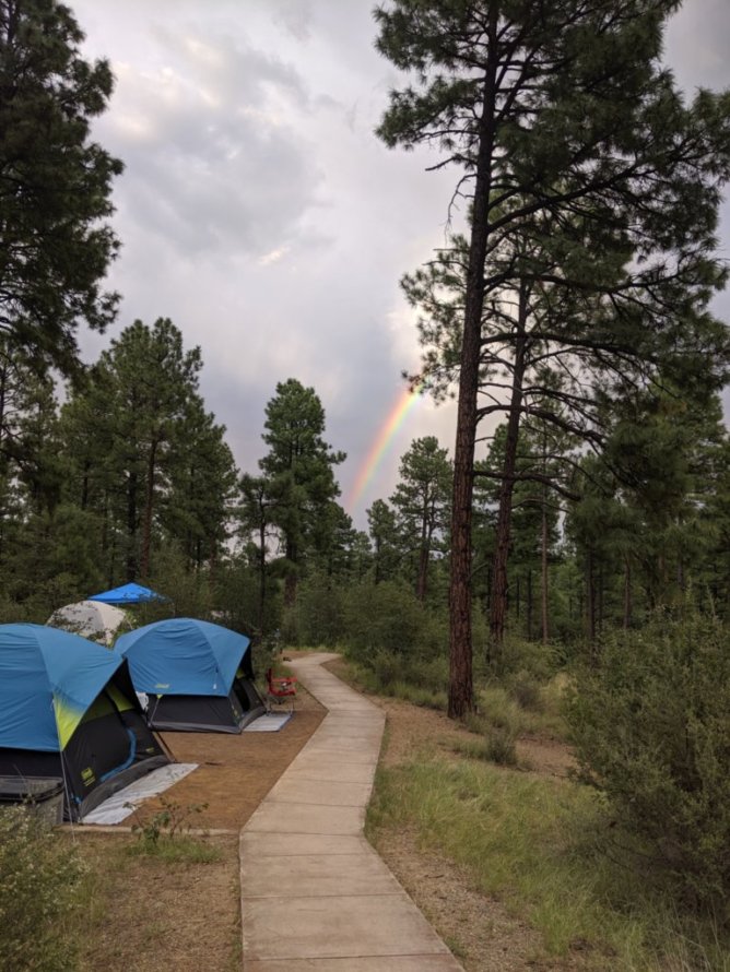 Prescott Camping Rainbow
